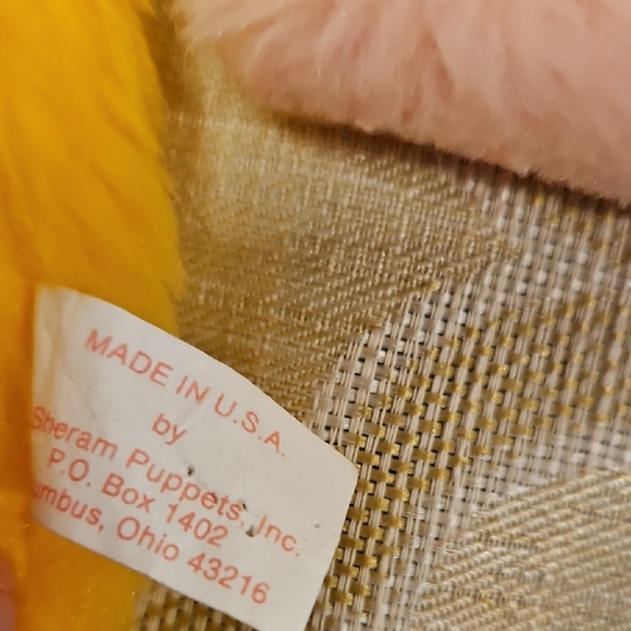 70s Sheram Hand Puppet Animal Set: Pig Croc Duck Bear Zebra Elephant Giraffe - Picture 10 of 11